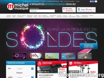 michelmusique.fr website preview