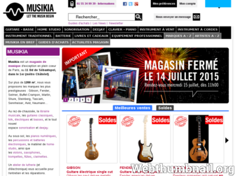 musikia.com website preview
