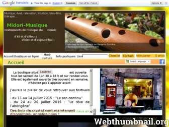 midorimusique.com website preview