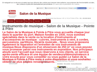 instruments-musique-pointeapitre.fr website preview