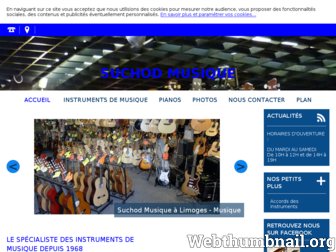 suchod-instruments-limoges.fr website preview