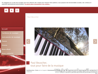 paul-beuscher-musique-instrument-piano-partition-guitare.fr website preview
