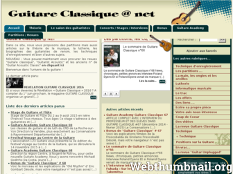 guitareclassique.net website preview