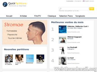 quickpartitions.com website preview