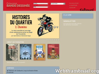 bd.gallimard.fr website preview