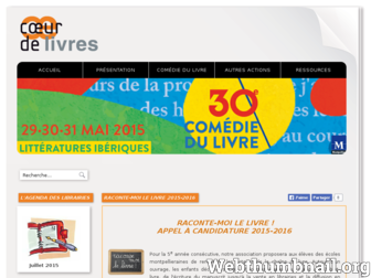 coeurdelivres.fr website preview