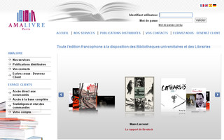 amalivre.fr website preview