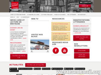 livrelecturebretagne.fr website preview