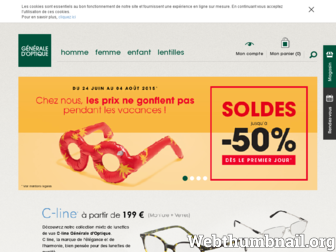 generale-optique.com website preview