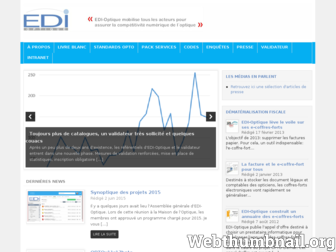 edi-optique.org website preview