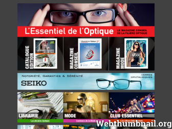 essentiel-optique.com website preview