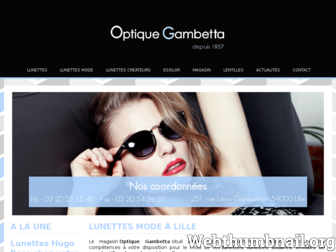 optiquegambetta.com website preview