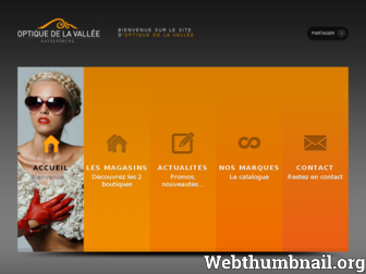 optiquedelavallee.fr website preview