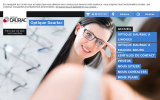 optique-dauriac-limoges.fr website preview