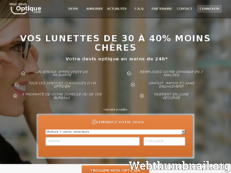 mondevisoptique.com website preview