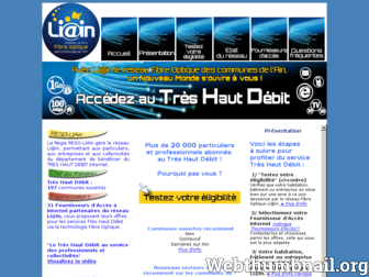 reso-liain.fr website preview