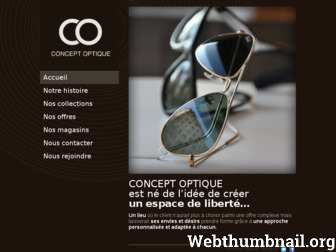 concept-optique.com website preview