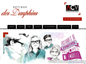optiquedesdauphins.fr website preview