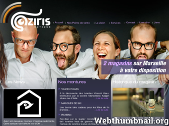 oziris-optique.com website preview