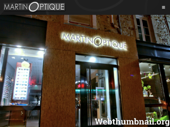 martin-optique.fr website preview