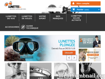 lunettes.fr website preview