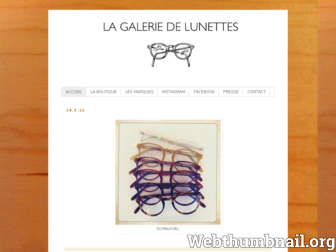 lagaleriedelunettes.com website preview