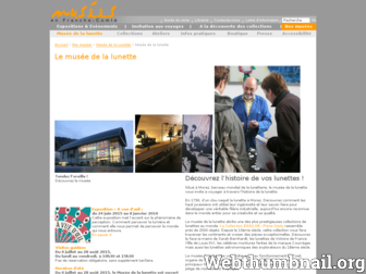 musee-lunette.fr website preview