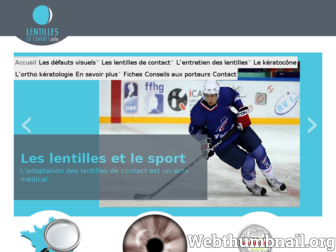 lentillesdecontact.info website preview