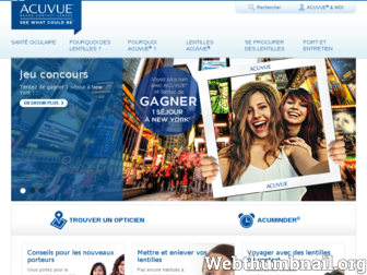 acuvue.fr website preview