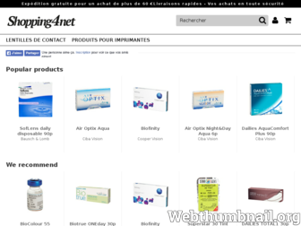 shopping4net.fr website preview