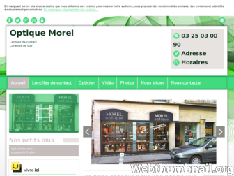 optique-morel-chaumont.fr website preview