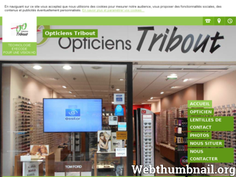 opticiens-tribout.com website preview
