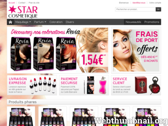 star-cosmetique.com website preview