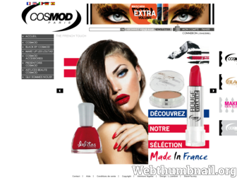 cosmod.fr website preview