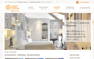 coffret-cadeau.chateauxhotels.com website preview