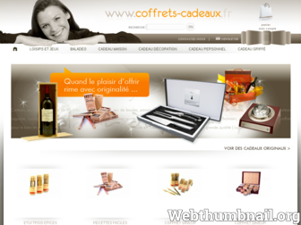coffrets-cadeaux.fr website preview