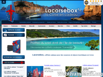 lacorsebox.com website preview
