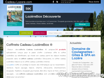cadeau-lozere.com website preview