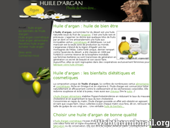 huile-argan.info website preview