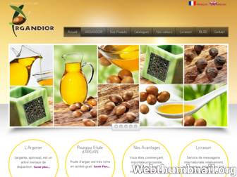 argan-dior.com website preview