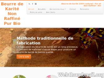 le-karite.com website preview