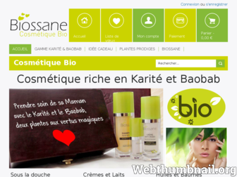 biossane.com website preview
