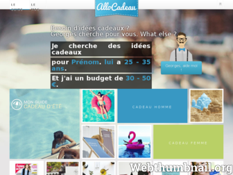 allocadeau.com website preview