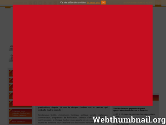 cheque-cadhoc.com website preview