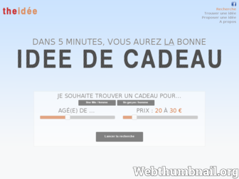 theidee.fr website preview