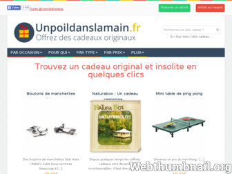 unpoildanslamain.fr website preview