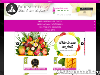 fruitselect.com website preview