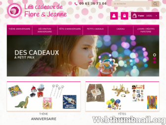 cadeauenfants.com website preview