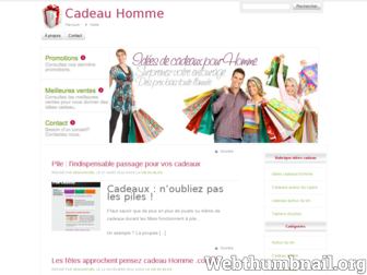 cadeauhomme.com website preview