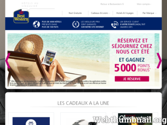 boutique.bestwestern.fr website preview